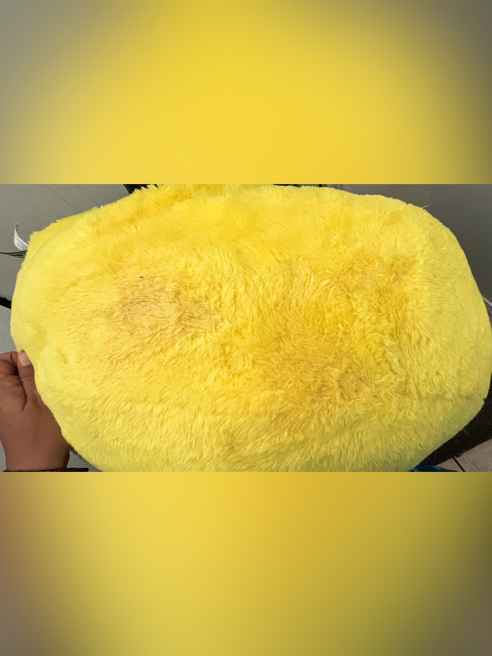 Jumbo Peeps 36” Bunny Plush Giant Yellow Easter Stuffed Animal - Picture 6 of 8